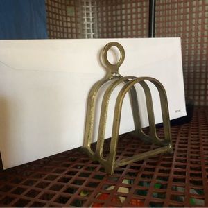 Vintage Brass Mail Sorter